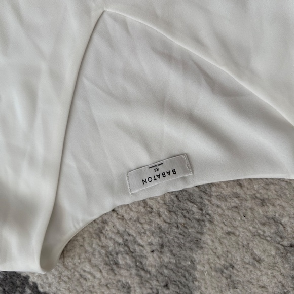 Aritzia Babaton Randy Blouse White - Picture 3 of 3